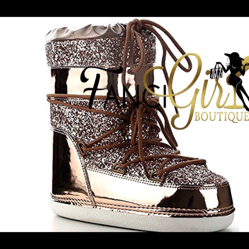 Rose Gold Moon Boots